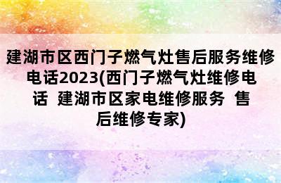 建湖市区西门子燃气灶售后服务维修电话2023(西门子燃气灶维修电话  建湖市区家电维修服务  售后维修专家)